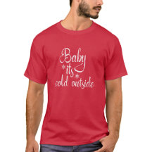 Baby's Cold Outdoor Weihnachts-Tshirt