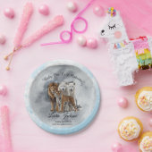 Baby's Cold Outdoor Winter Animals Babydusche Pappteller (Party)