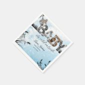 Baby's Cold Outdoor Winter Animals Babydusche Serviette (Ecke)