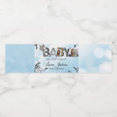 Baby's Cold Outdoor Winter Animals Babydusche Wasserflaschenetikett (Einzelnes Label)