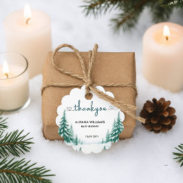 Baby's Cold Outdoor Winter Baby Dusche Party Geschenkanhänger