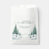 Baby's Cold Outdoor Winter Baby Dusche Party Geschenktütchen (Vorderseite)