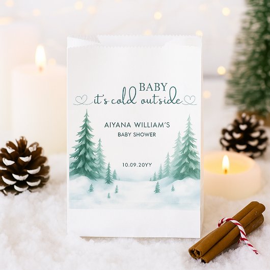 Baby's Cold Outdoor Winter Baby Dusche Party Geschenktütchen