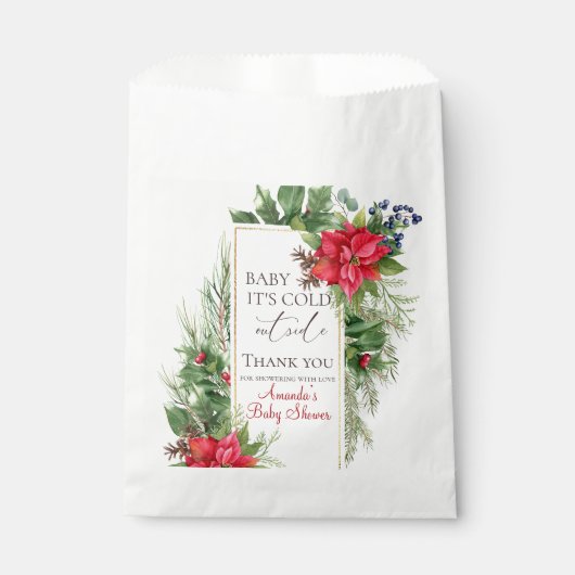 Baby's Cold Outdoor Winter Baby Duschgeschenk Geschenktütchen (Vorderseite)