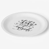 Baby's Cold Outdoor Winter Party Pappteller (Schrägansicht)