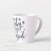 Baby's Cold Outdoor Winter Weihnachtsschneeflocken Milchtasse (Rechte Ecke)