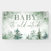 Baby's Cold Outdoor Winterwald Banner (Horizontal)