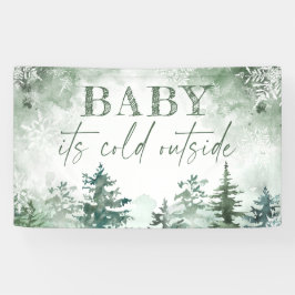 Baby's Cold Outdoor Winterwald Banner
