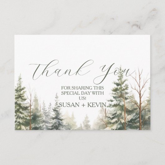 Baby's Cold Outside Baby Dusche Danke Karte (Vorderseite)