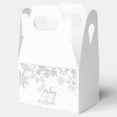 Baby's Cold Outside Baby Dusche Silver Geschenkschachtel (Geöffnet)