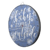 Baby's Cold Outside Christmas Dartscheibe (Vorderseite rechts)