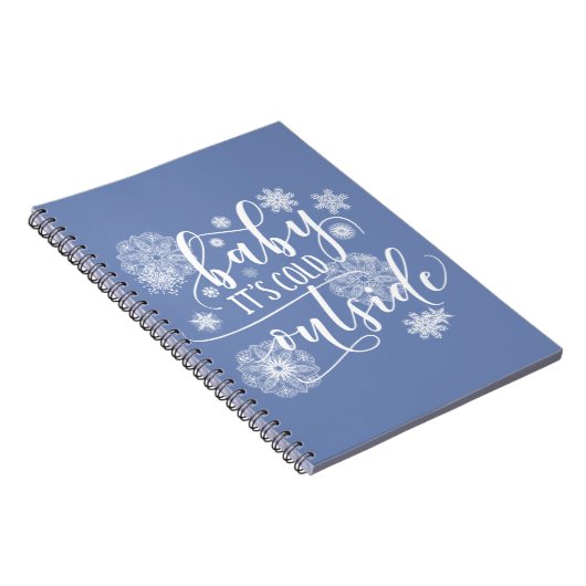 Baby's Cold Outside Christmas Notizblock (Rechte Seite)