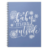 Baby's Cold Outside Christmas Notizblock (Vorderseite)