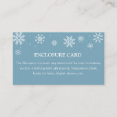 Baby's Cold Outside Custom Enclosure Card Begleitkarte (Vorderseite)