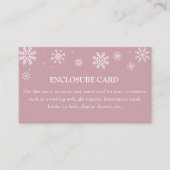 Baby's Cold Outside Custom Enclosure Card Begleitkarte (Vorderseite)