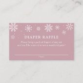 Baby's Cold Outside Duwer Windelwanne Raffle Ticke Begleitkarte (Vorderseite)