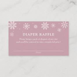 Baby's Cold Outside Duwer Windelwanne Raffle Ticke Begleitkarte
