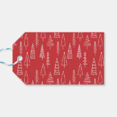 Baby's Cold Outside handgeschriebene rote Schrift Geschenkanhänger (Rückseite Horizontal)