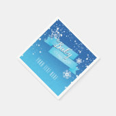 Baby's Cold Outside Holiday Weihnachten Napkins Serviette (Ecke)