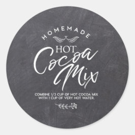 Baby's Cold Outside - Hot Cocoa Mix Labels Runder Aufkleber