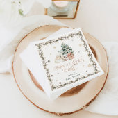 Baby's Cold Outside Niedliche Polar Bear Baby Dusc Serviette