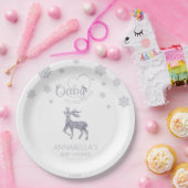 Baby's Cold Outside Nordic Rentier Baby Shower Pappteller (Party)