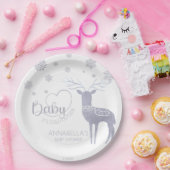 Baby's Cold Outside Nordic Winter Baby Shower Pappteller (Party)