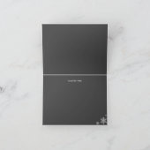 Baby's Cold Outside Pink Dankeschön Card Dankeskarte (Innenseite)