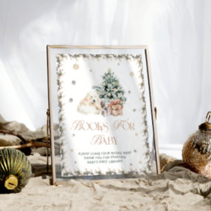 Baby's Cold Outside Polar Bear Books for Baby Poster