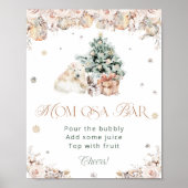 Baby's Cold Outside Polar Bear Mama-osa Bar Poster (Vorne)