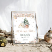 Baby's Cold Outside Polar Bear Mama-osa Bar Poster