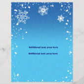 Baby's Cold Outside Winter Event Flyer Poster (Hinten)