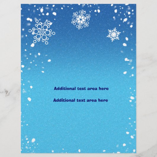 Baby's Cold Outside Winter Event Flyer Poster (Hinten)