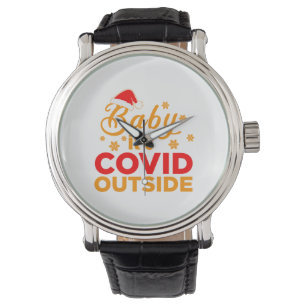Baby's Covid vor Weihnachten Funny Geschenk Idee Armbanduhr
