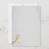 Baby's Crib Baby Dusche Einladung (Rückseite)