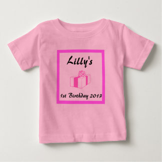 Baby's custom Birthday, baby's 1st, 2nd..etc Baby T-shirt