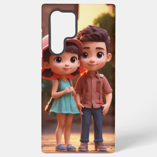 Babys Design Phone Niedliche Overalls Samsung Galaxy Hülle (Rückseite)