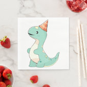 Baby's Dino Mite! Niedlich Dinosaurier Geburtstag Serviette (Beispiel)