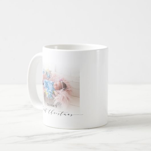 Babys elegantes Foto Kaffeetasse (Vorderseite Links)