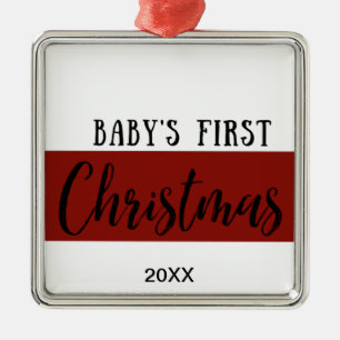 BABYS ERSTE CHRISTMAS-ORNAMENT ORNAMENT AUS METALL