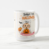 Baby's erste Halloween-Party Kaffeetasse (VorderseiteRechts)