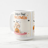 Baby's erste Halloween-Party Kaffeetasse (Vorderseite Links)