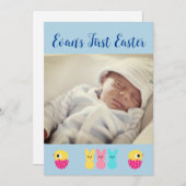 BABYS ERSTE OSTERFOTOKARTE FEIERTAGSKARTE (Vorne/Hinten)