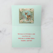 BABYS ERSTE WEIHNACHTEN DANKESKARTE (Innenseite)