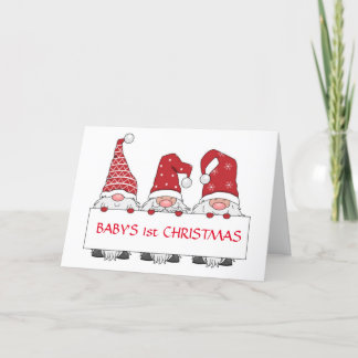 **BABYS ERSTE WEIHNACHTEN" KARTE