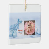 Babys erste Weihnachten Keramikornament (Rechts)
