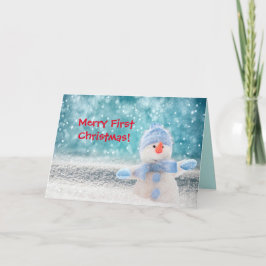 BABYS ERSTE WEIHNACHTKARTE DANKESKARTE