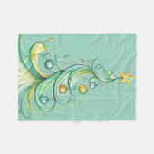 Babys erste Weihnachtsdecke Fleecedecke (Vorderseite (Horizontal))