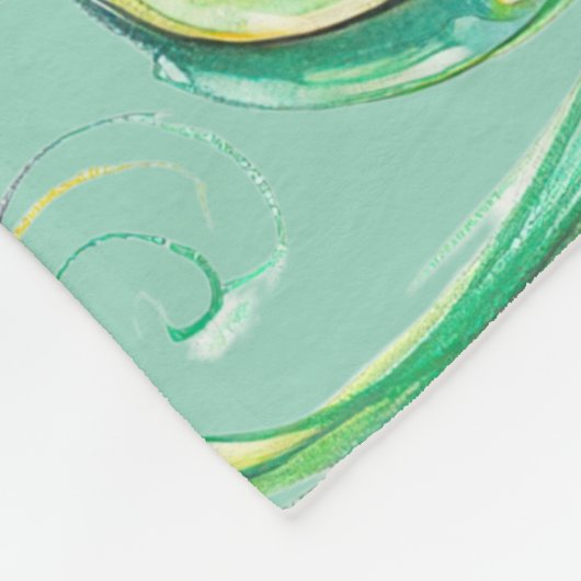 Babys erste Weihnachtsdecke Fleecedecke (Ecke)