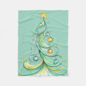 Babys erste Weihnachtsdecke Fleecedecke (Vorderseite)